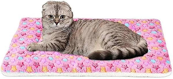 Hunde Katte Kæledyrs Tæpper Fleece Vaskbare Sovemåtter Varmt Blødt Hvalpetæppe