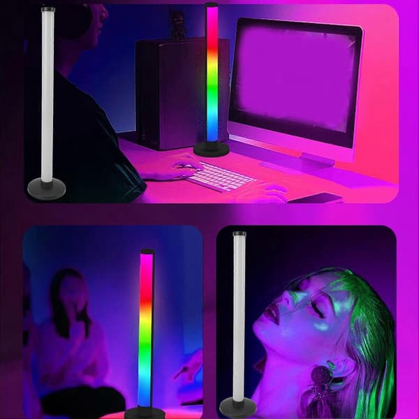Smart LED Lys Bar Professionel USB Interface RGB Skrivebords Ambient Lys Gaming Musik Pickup Lys til Spillerum Hjemmeindretning