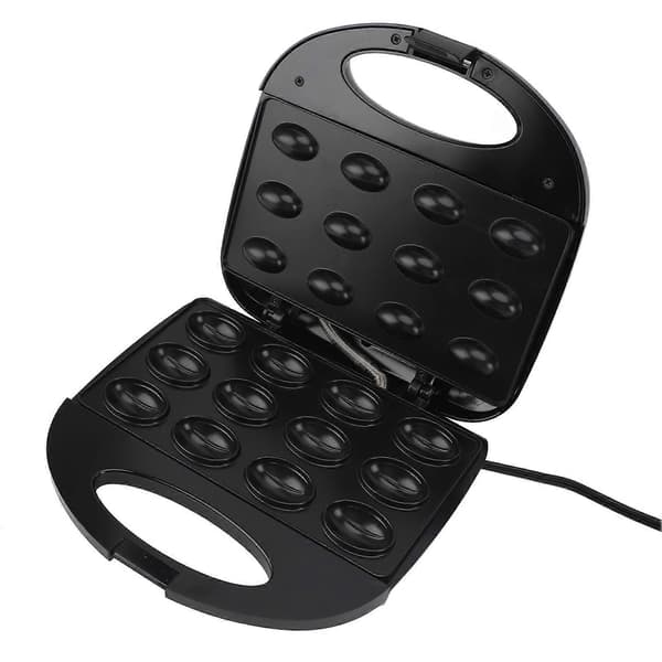 Valnøttkake Maker Elektrisk Valnøttkake Maker Dobbeltsidig Oppvarming Nonstick Mini Nøttevaffel Maker Maskin