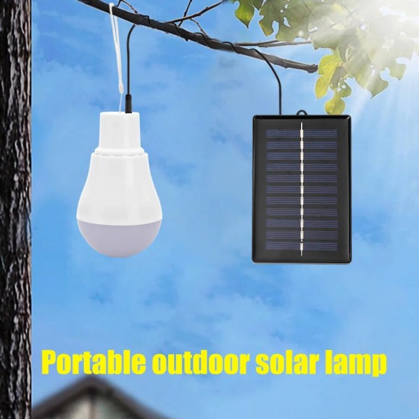 3W power Uppladdningsbar energibesparande solcellslampa Ligh