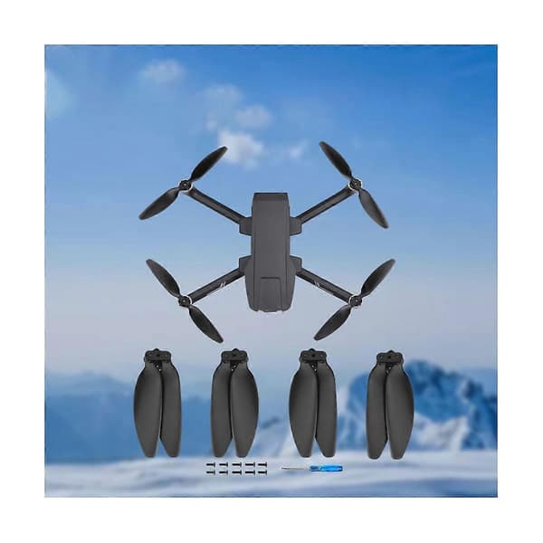 8 stk sammenleggbare propeller for HS720G RC Drone Quadcopter reservedeler tilbehør bladsett