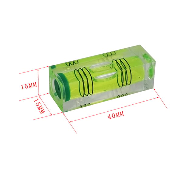 #3-pack 40 x 15 x 15mm Högprecision Mini Tre-linjers Vattenpass#