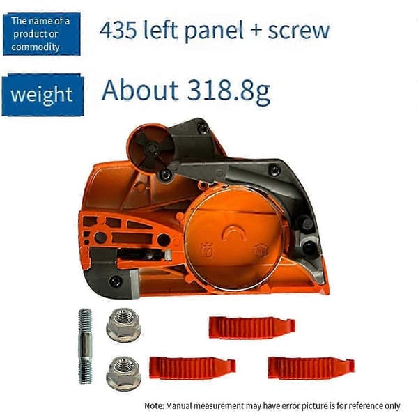 For 435 Guide Cover Set 536329204 Kompatibel med 435 435E 440 Venstre Sideplate
