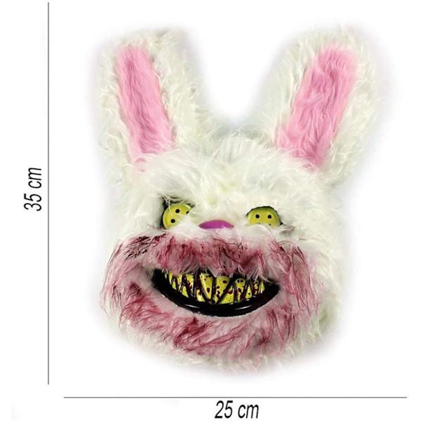 Halloween mask plysch kanin mask svart björn mask