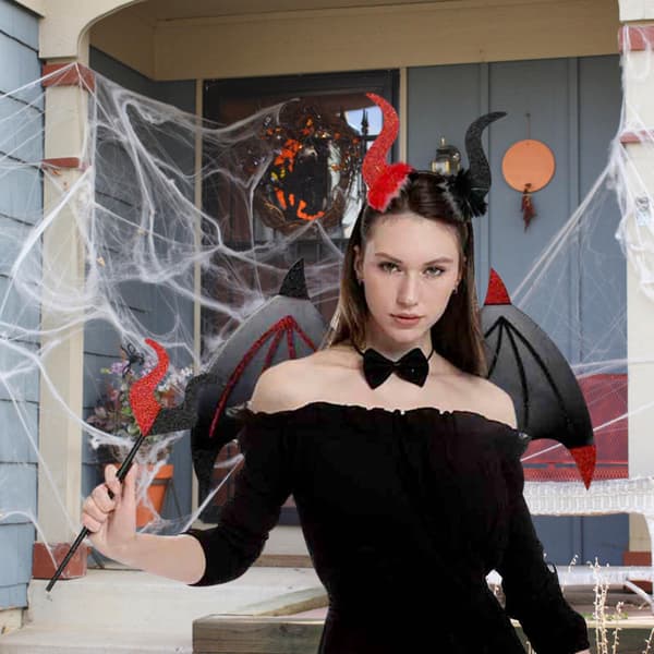 Halloween Dekor Halloween Djævlevinger C