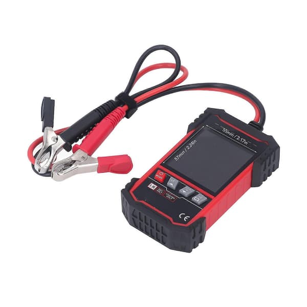 Bilbatteritester 12V 24V 100?1999 CCA Last Bil Dynamo Testanalysator for Lastebil Marine 3,2 tommer skjerm
