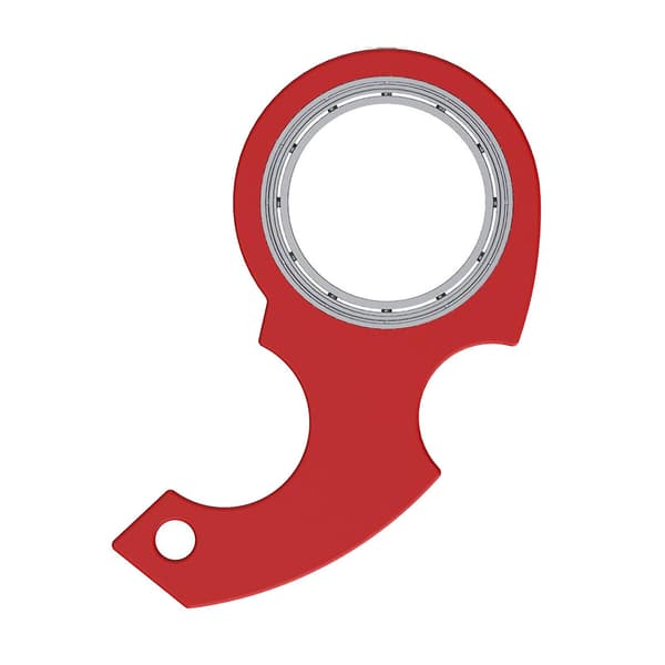 Nøkkelring Fidget Spinner Red