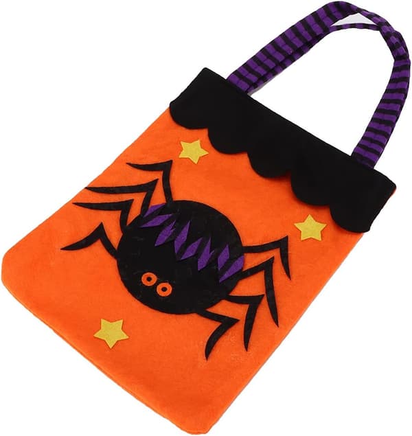Halloween Non Woven Väskor Spider Goodie Toes