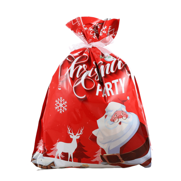 #6st julklappspåsar, godisförpackning med dragsko 44x57cm#