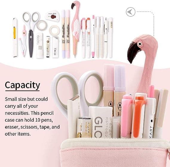 Stor kapacitet Pennfodral Case Box Organizer Stor förvaring för Bullet Journal