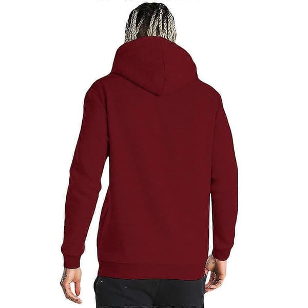 Herr Sport Hoodie Sweatshirt Snood Halsduk Pullover Biker Toppar