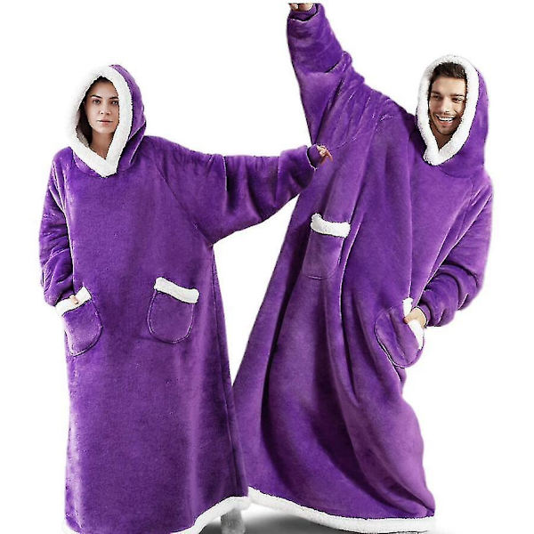 Pidennetty lampaanpeitto, voi käyttää flanellipeittoa Purple Length 120CM