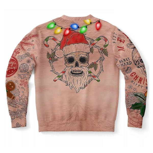 Ful Ugly Christmas Tröja Nyhet 3d Rolig Tröja Långärmad Pullover För Kvinnor Män XL