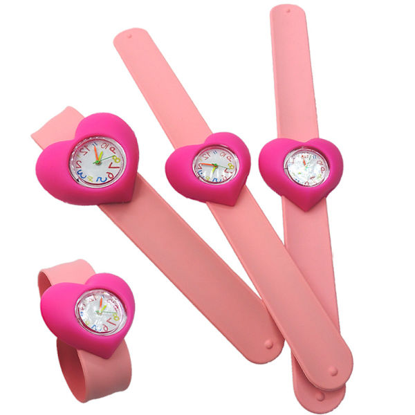 3 st Watch(Kärlek),Vattentät Barnarmbandsur Quartz Movement,3D Cartoon Design,Digital watch för 3 år till 11 år gammal Gir qd