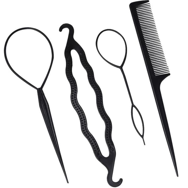 #11 Dele Hårtilbehørs Sæt Hårfletningskit til Kvinder Inkluderer Topsy Hair Tail Tools Franske Centipede Fletninger#