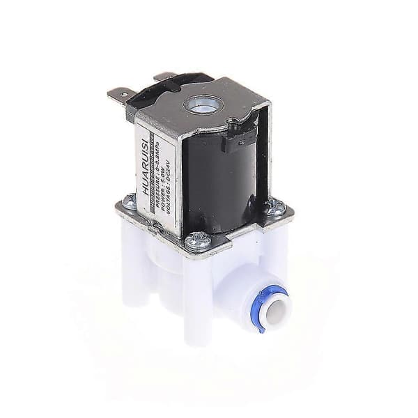 Elektrisk vannventil 24v DC magnetventil 1/4\" slangekobling Ro Controller Shytmv