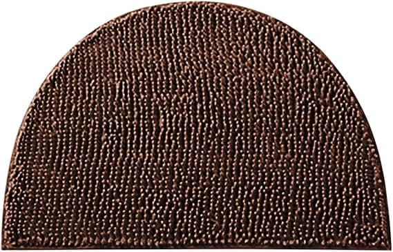 Halvmåne Dørmatte (Kaffe), Myk Absorberende Badematte