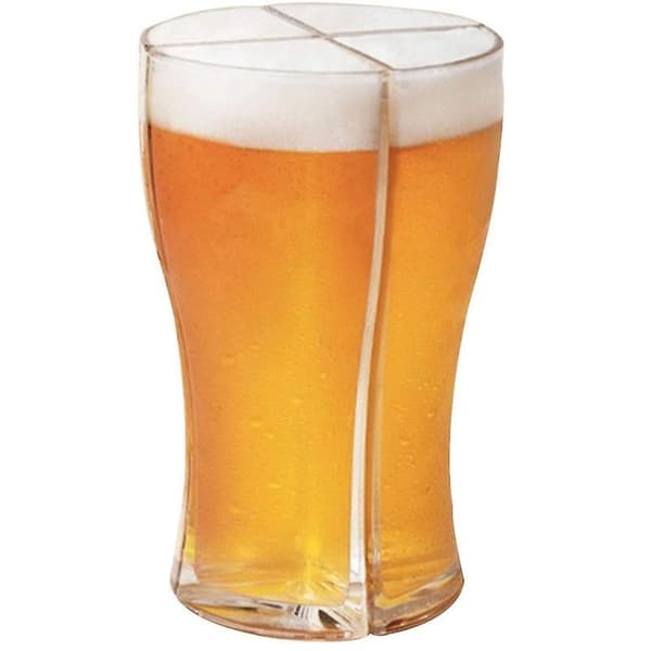 4 i 1 ölglasmuggset Super Schooner Cup Separable 4-delad ölmugg Stein Partymugg