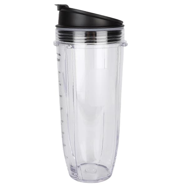 32Oz erstatningskop med låg kompatibel med Nutri Ninja Blender Juicer tilbehør