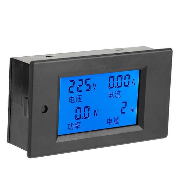 PEACEFAIR PZEM-021 LCD Display Digital AC Spænding Strøm Effekt Energimåler 20A AC80-260V