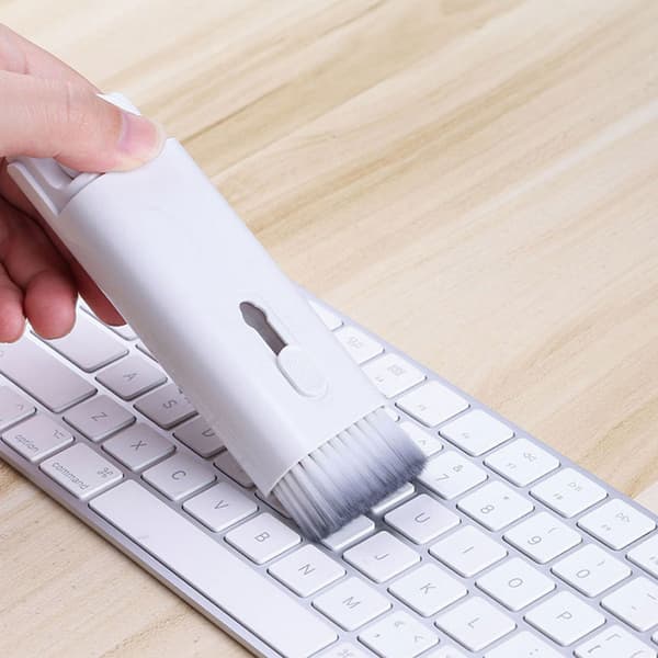 #1st Keyboard Laptop Tool Brush Screen Cleaner Blå för AirPods iPhone iPad Hörlurar Telefon Kamera#