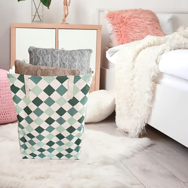 #Vaskeromskurv 1 stk Mini Organizer Baby Stoff Oppbevaringsboks Barn#