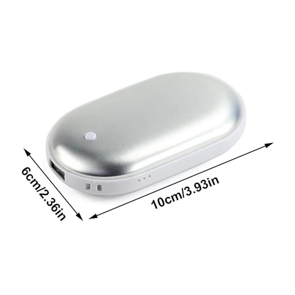 2 kpl U-miss Ladattavat Käsienlämmittimet Magneettinen USB qd
