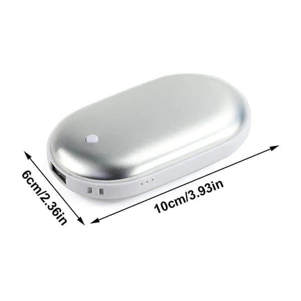 2 stk U-miss Oppladbare Håndvarmere Magnetisk USB qd