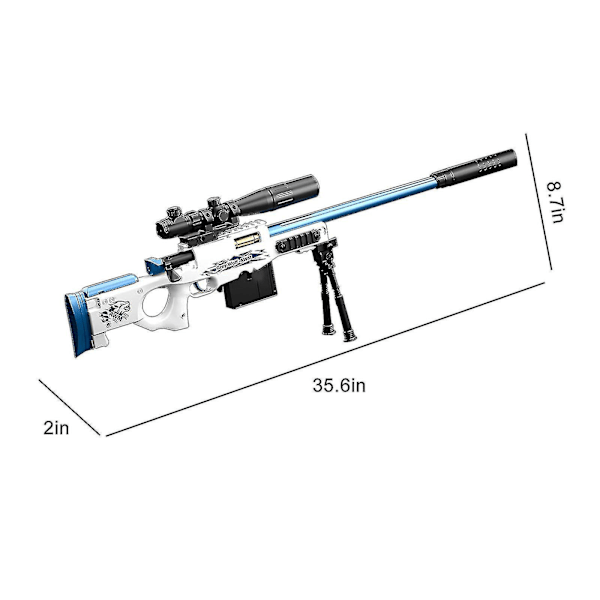 Nerf Rampage N-strike Elite Leluase 18 Nuolen Rummulla ja Slam Fire -toiminnolla Lapsille, 100% Uusi -wf Blue