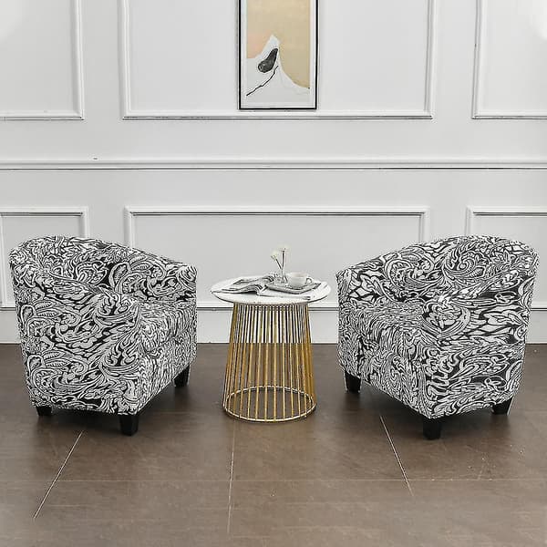 Lenestoltrekk for stue, sofa, lenestol Pteris Gray