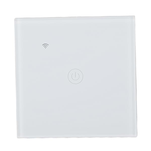 WiFi Smart Væglampe Kontakt Glaspanel Bluetooth Stemmestyring Smart Touch Kontakt til Tuya Home 86 Type