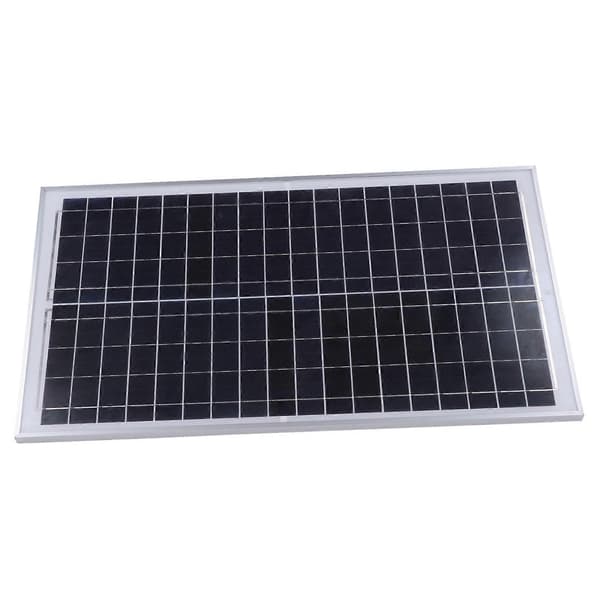 Solpanel polykristallint kisel enkel montering robust solcell PV-platta 30W 18V