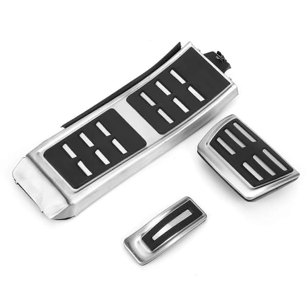3 STK Gassbrems Hvilepedal Rustfritt Stål Erstatning for A4 B8 /S4RS4 LHD Automatgir 2008-2015