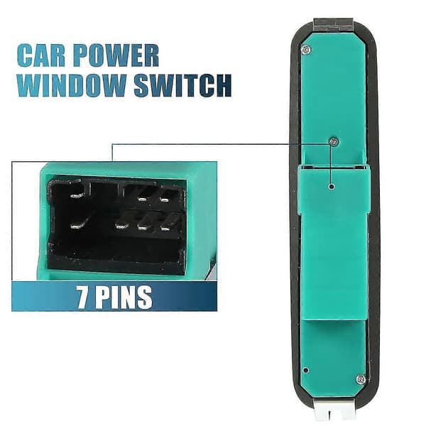Bilskift til venstre forreste førerside Master Power Window Control Switch til Suzuki Jimny Fj 1998-2015 Carry Kasten 37990-81a01
