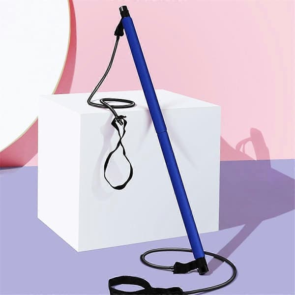 Multifunktionel Pilates Stick Yogaudstyr Fitness Elastisk Modstandsbånd Husholdnings Stræk Elastisk Reb Bælte