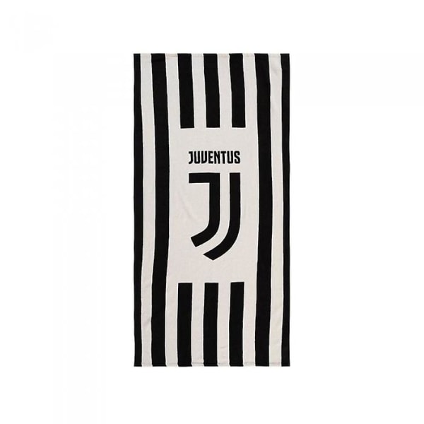 FC Logotyp Strandhandduk Black/White One Size