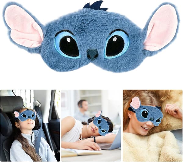 Søvnmaske (Blå), Børnesøvnmaske, Natmaske til Børn, Blød Søvnmaske