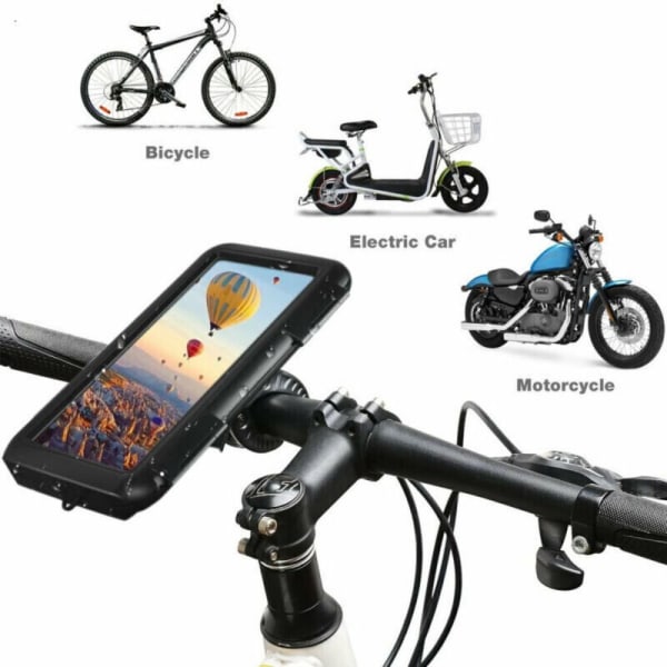 Vattentätt phone case Cykel Motorcykel Telefonhållare Mobiltelefon