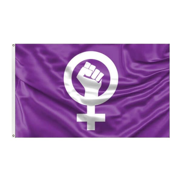 Elegant Feminisme Banner Polyester Lett Flytende