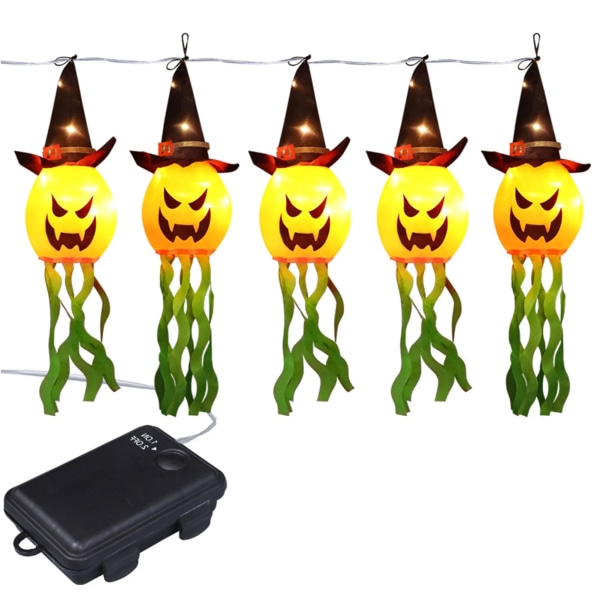 Halloween LED-vilkkuvat valot Hehkuvat LED-valosarjat Halloweeniin Halloween-juhlat Sisustus Koti & Puutarha Koristevalot Sunmostarilta