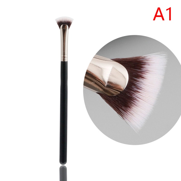 1 ST Fan Mascara Brush Fan Makeup Borste för Fransar Ögonfrans Brus A1