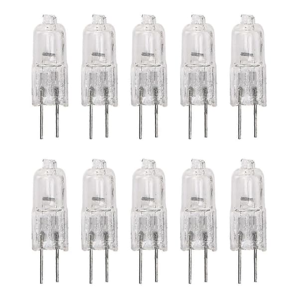 10 X G4 Halogen Pære Belysning 10w Varm Hvid