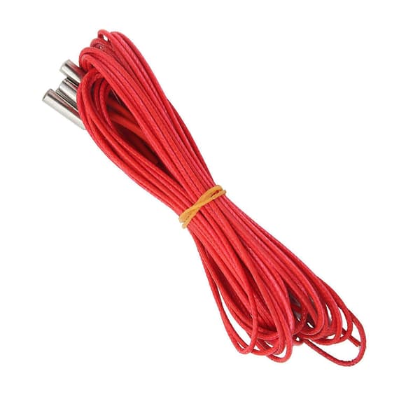 5 stk. varmepatron DC 24V 40W rustfrit stål 6x20mm tilbehør til 3D-printer 1,5m / 4,92ft