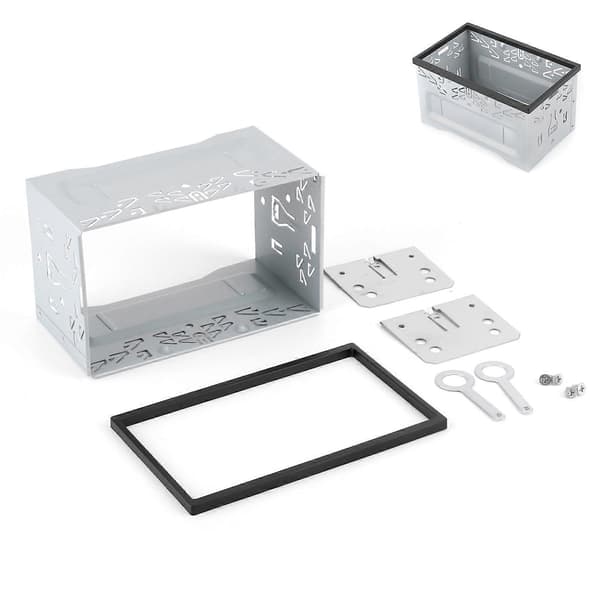 2-Din Center Control DVD-afspiller Ramme Navigation Bezel Fascia Trim Kit Universelt Tilbehør