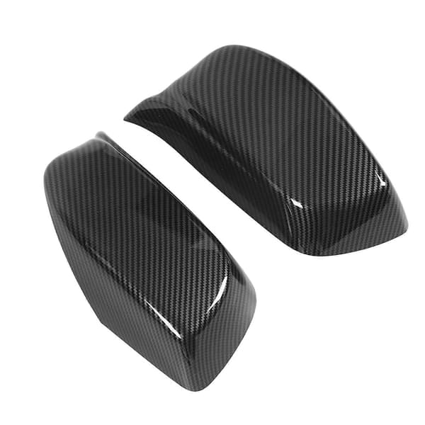 Venstre Høyre Sidespeildeksel Utvendig Bakspeil Trim 51167078360 for 5 6-serie E60 E61 E63 E64 2003–2007 Karbonfiberstil