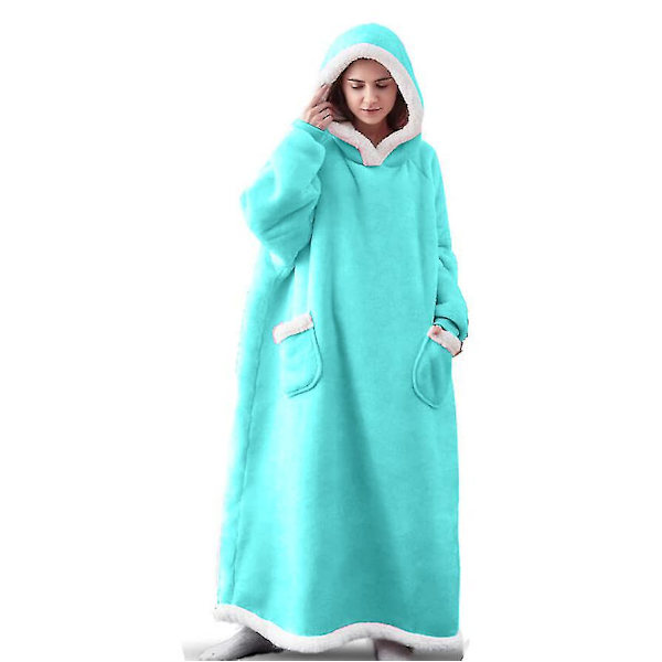 Pidennetty lampaanpeitto, voi käyttää flanellipeittoa mint green Length 150CM