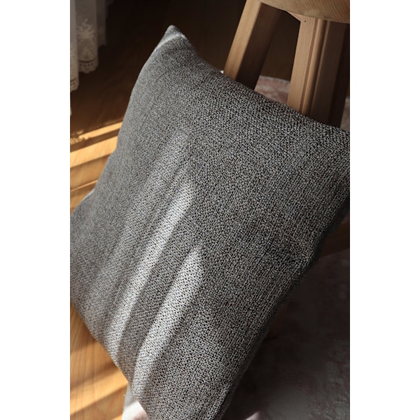 Grå Linned Pyntepudebetræk Gray 5x5 inch - 13x13 cm