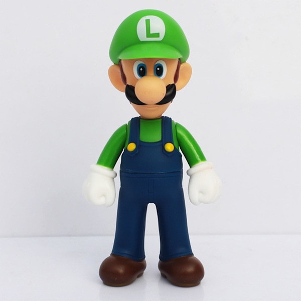 Super-Mario Actionfigurer Leksaker Bärbara och Lätta Figurer Prydnader för Barn Pojkar Flickor Födelsedagspresenter 3pcs