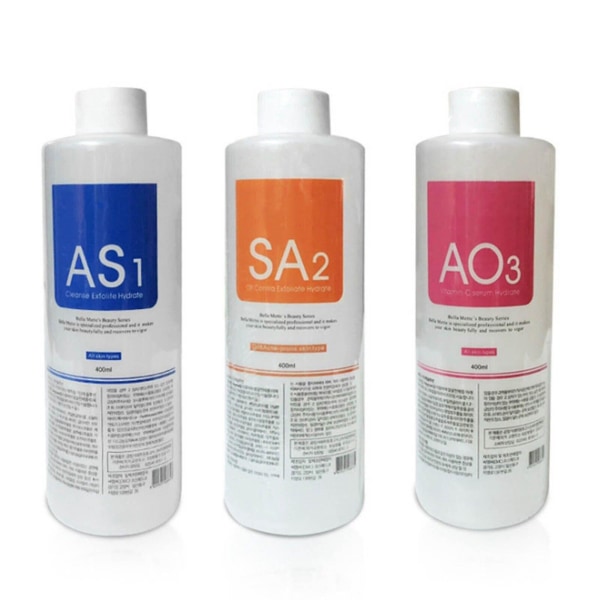 Aqua Peeling Solution Set Small Bubble Solution For Beauty Device Skin Clean Ft 3pcs