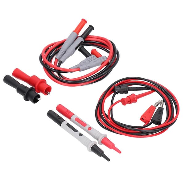 Multimeter Test Kit Testkrok Krokodilklämma Sondkabel Tillbehörssats för Fordon